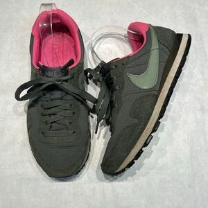 Nike Air Pegasus 83 Sneakers Shoes Womens Sz 8 River Rock Gray Pink Lace Up